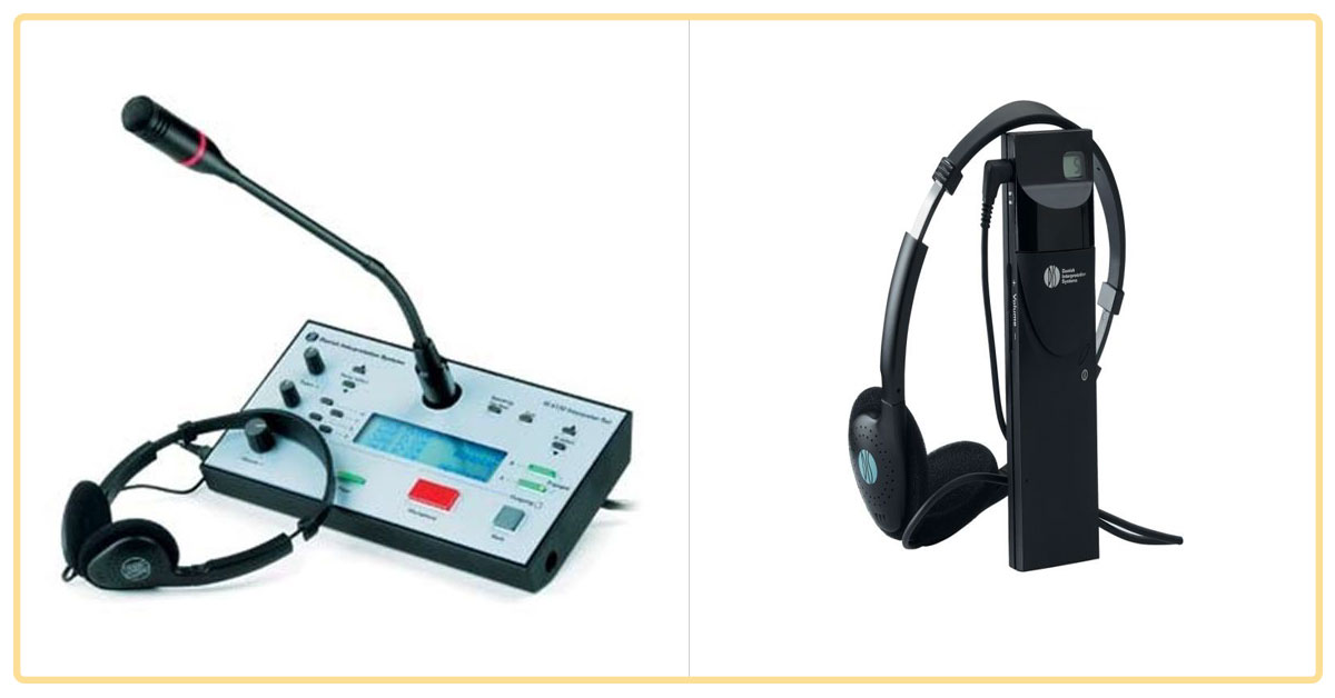 ricevitore wireless traduzione simultanea